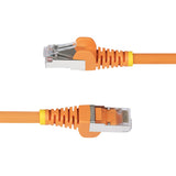 StarTech.com 14ft Orange CAT6a Ethernet Cable, Snagless RJ45, 10GbE, 100W PoE++, S/FTP, LSZH, 27AWG Pure Bare Copper Wire, 500MHz, Shielded Network Patch Cord w/Strain Reliefs, Individually Tested/ETL Verified
