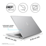 HP ZBook Firefly 14 G10 А AMD Ryzen™ 7 PRO 7840HS Mobile workstation 35.6 cm (14") WUXGA 16 GB DDR5-SDRAM 512 GB SSD Wi-Fi 6E (802.11ax) Windows 11 Pro Grey