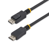 StarTech.com 50cm (1.6ft) DisplayPort 1.2 Cable - 4K x 2K Ultra HD VESA Certified DisplayPort Cable - Short DP to DP Cable for Monitor - Slim DP Video/Display Cord - Latching DP Connectors
