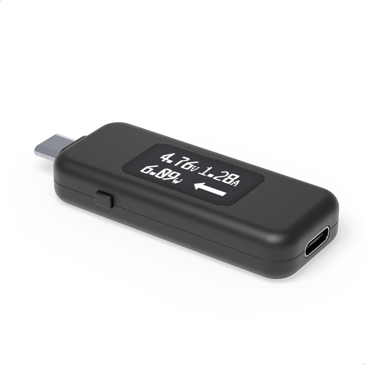 Plugable Technologies USB C Power Meter Tester for Monitoring USB-C Connections up to 240W - Digital Multimeter Tester for USB-C Cables, Laptops, Phones, Chargers - Driverless