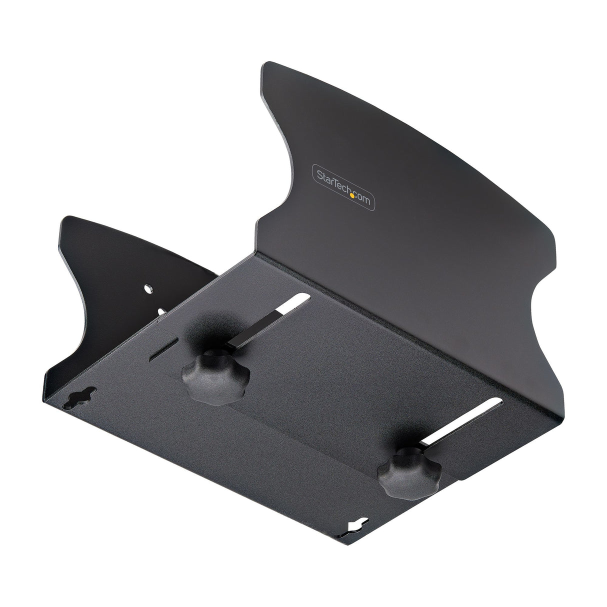 StarTech.com PC Wall Mount Bracket, Supports Desktop Computers Up To 40lb (18kg), Tool-Less Adjustments 1.9-7.8in (50-200mm), Heavy-Duty Wall Mount Shelf/Holder for PC Case/Tower - TAA