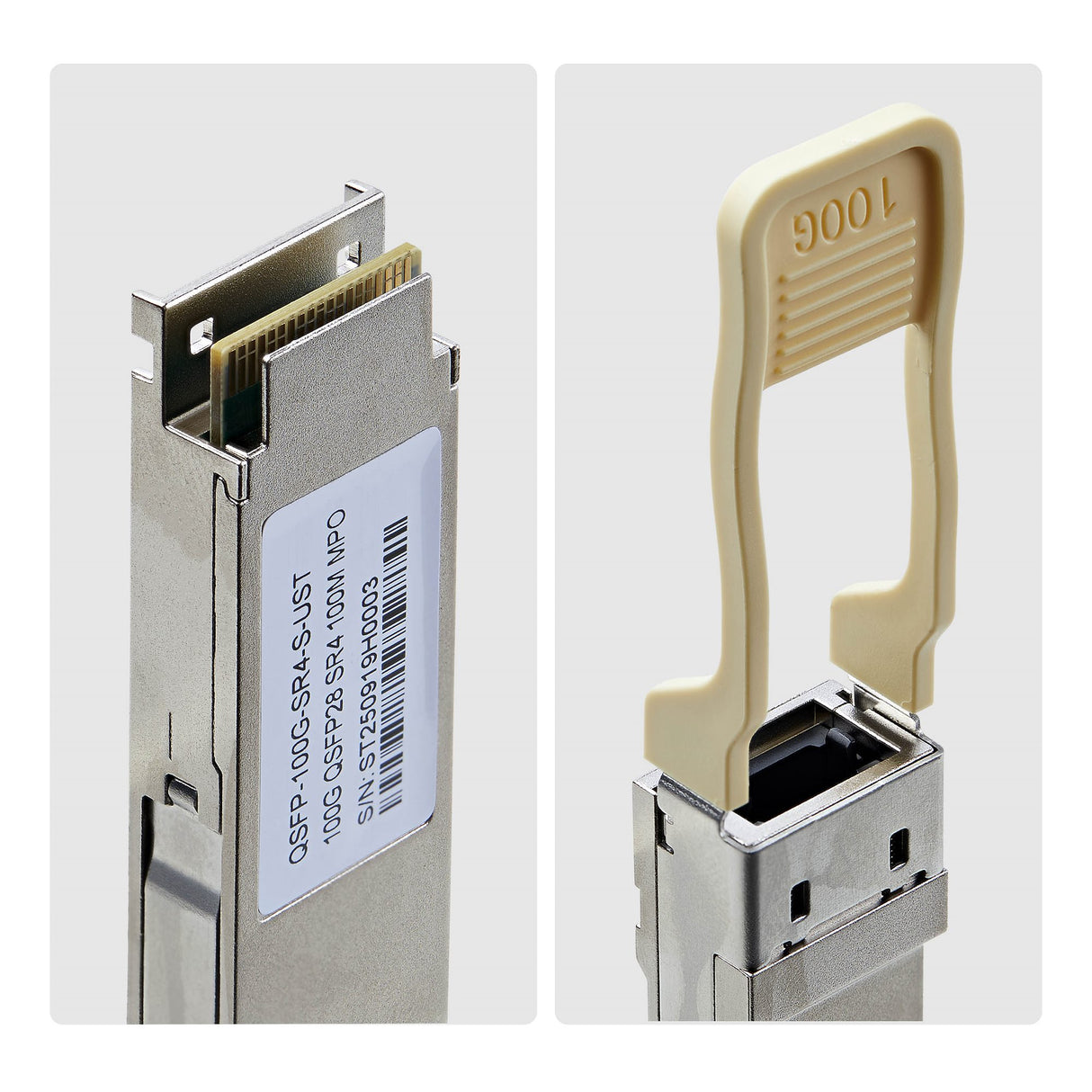 StarTech.com MSA Uncoded QSFP Module, 100Gbps Multi Mode Fiber (MMF), 100m [328ft], MPO Transceiver, 850nm