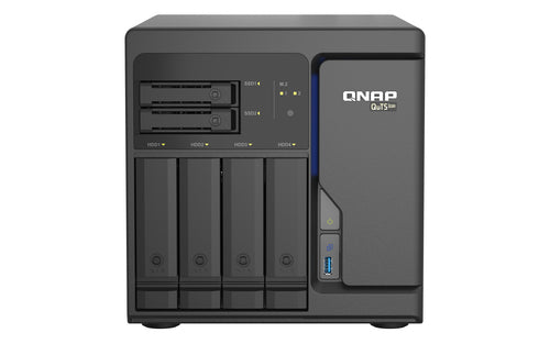 QNAP TS-h686 NAS Tower Intel® Xeon® D D-1602 8 GB DDR4 0 TB QuTS hero Black