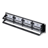 StarTech.com 48-Port 2U Rackmount Cat6 Patch Panel, RJ45, UTP, 110 Punch-Down, Cat 6 Ethernet Patch Panel for Network Server Rack