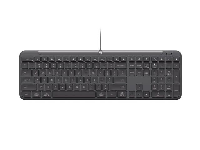 Logitech Signature Slim Wired K620 For Business keyboard Universal USB QWERTY US English Graphite