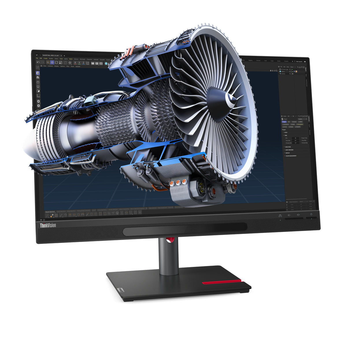 Lenovo ThinkVision 27 3D computer monitor 68.6 cm (27") 3840 x 2160 pixels 4K Ultra HD LED Black