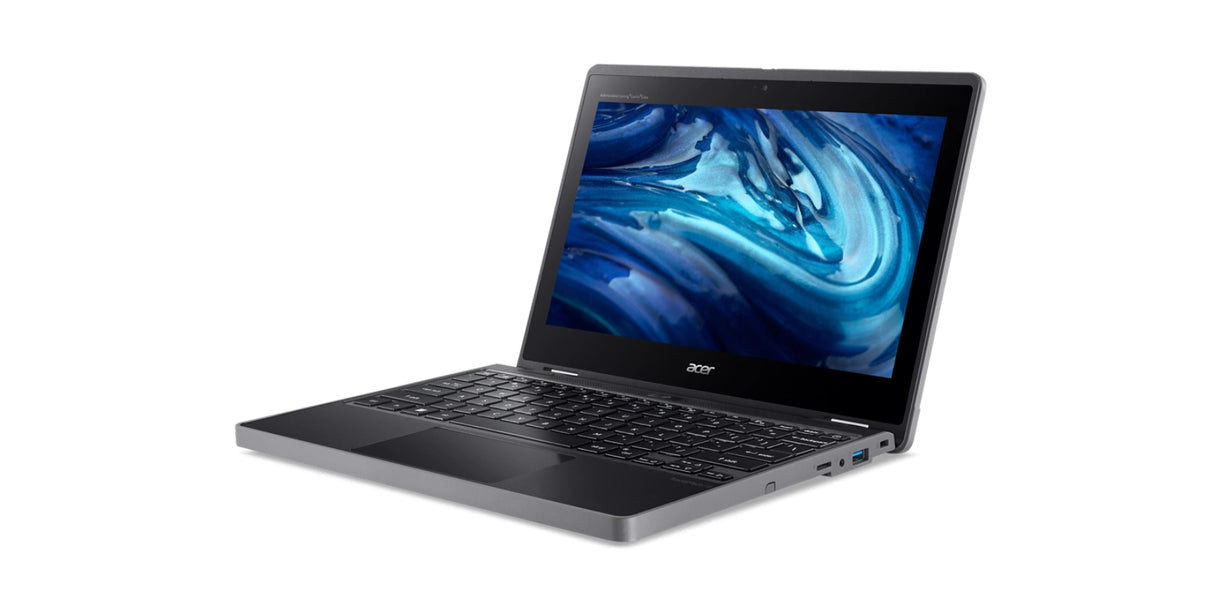 Acer TravelMate Spin B3 TMB311RN-33-C0JS Intel® N N100 Hybrid (2-in-1) 29.5 cm (11.6") Touchscreen HD 4 GB LPDDR5-SDRAM 128 GB SSD Wi-Fi 6 (802.11ax) Windows 11 Pro Education Black