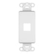 Primewired Decora Insert, White 1port