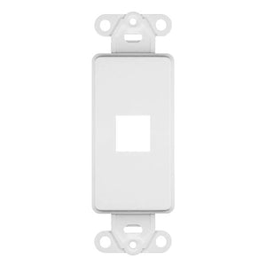 Primewired Decora Insert, White 1port