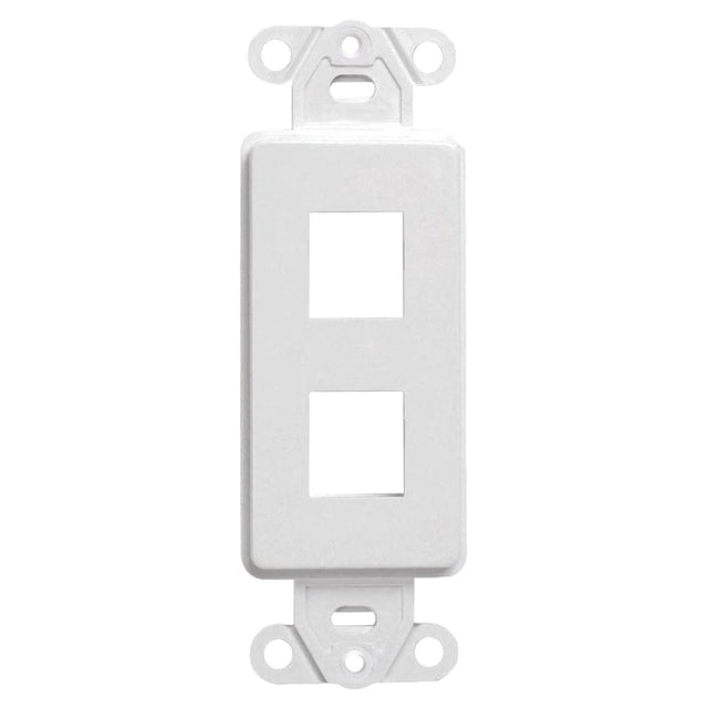 Primewired Decora Insert, White 2port
