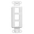 Primewired Decora Insert, White 3port