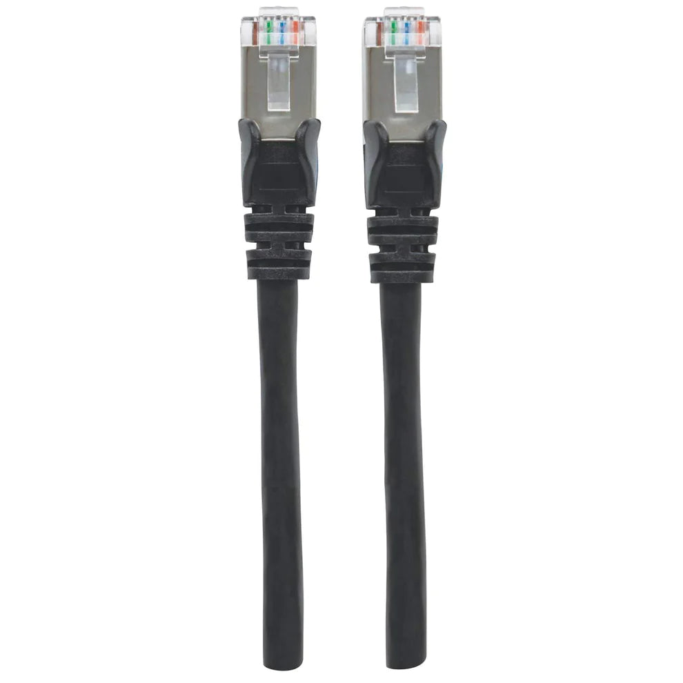 Intellinet IEC-C6AS-BK-50 networking cable Black 15 m Cat6a S/FTP (S-STP)