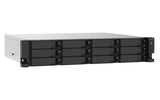 QNAP TS-1253DU-RP NAS Rack (2U) Intel® Celeron® J4125 4 GB DDR4 0 TB QNAP Turbo System Aluminium, Black