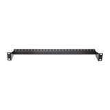 StarTech.com 1U Rack Mountable Cable Lacing Bar w/Adjustable Depth, Cable Support Guide For Organized 19" Racks/Cabinets, Horizontal Cable Guide For Patch Panels/Switches/PDUs