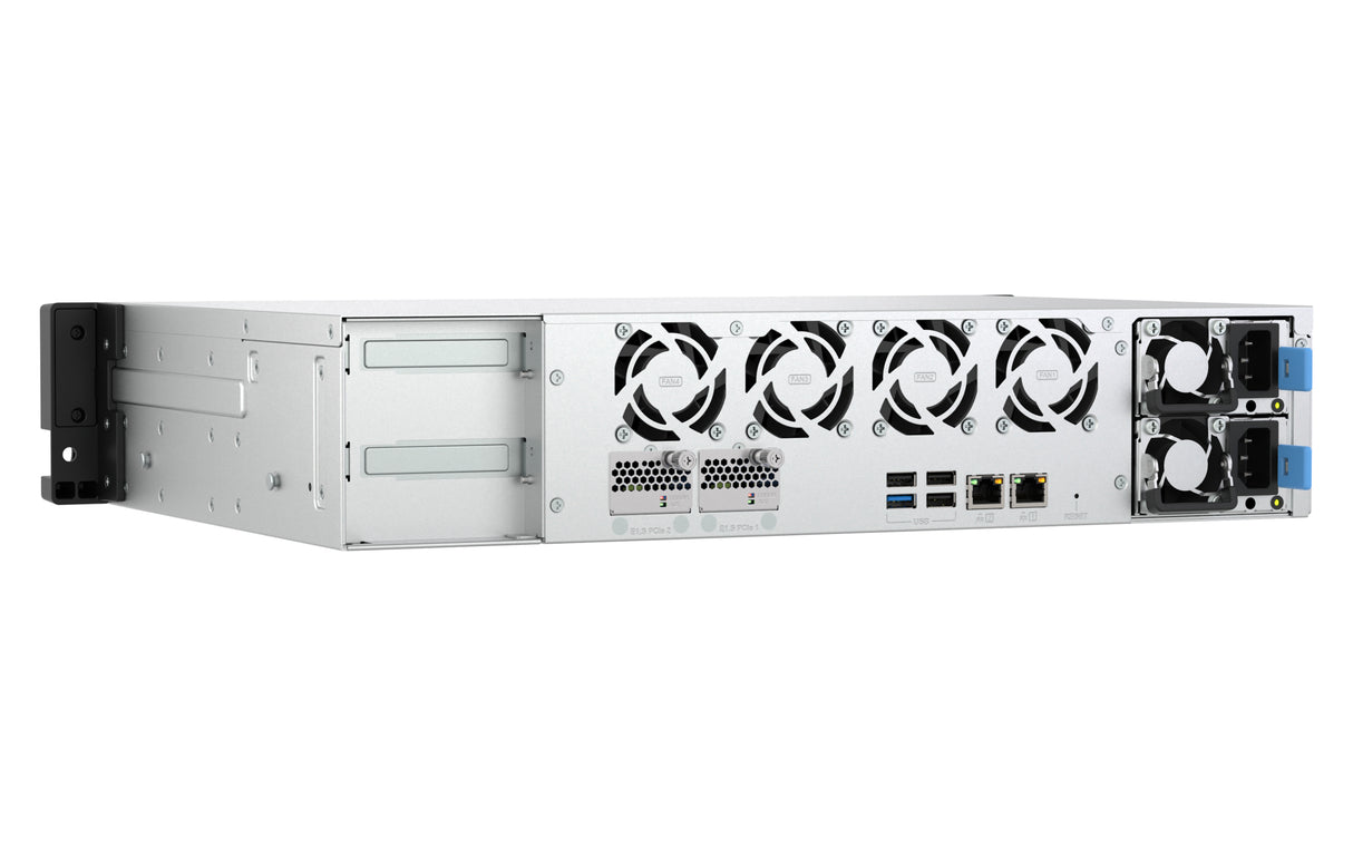 QNAP TS-H1065EU-RP Storage server Rack (2U) 8 GB DDR5 0 TB QNAP QTS Black