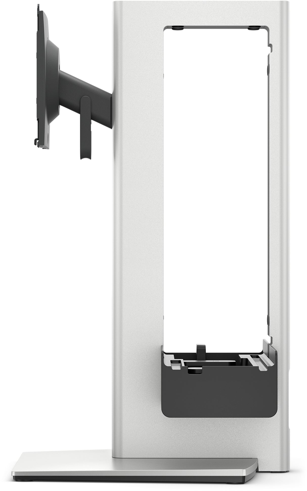 DELL Pro Slim OSS25 68.6 cm (27") Desk Black, Silver