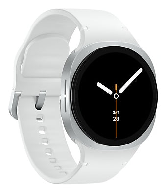 Samsung Galaxy Watch8 3.3 cm (1.3") AMOLED 40 mm Digital 438 x 438 pixels Touchscreen Silver Wi-Fi GPS (satellite)