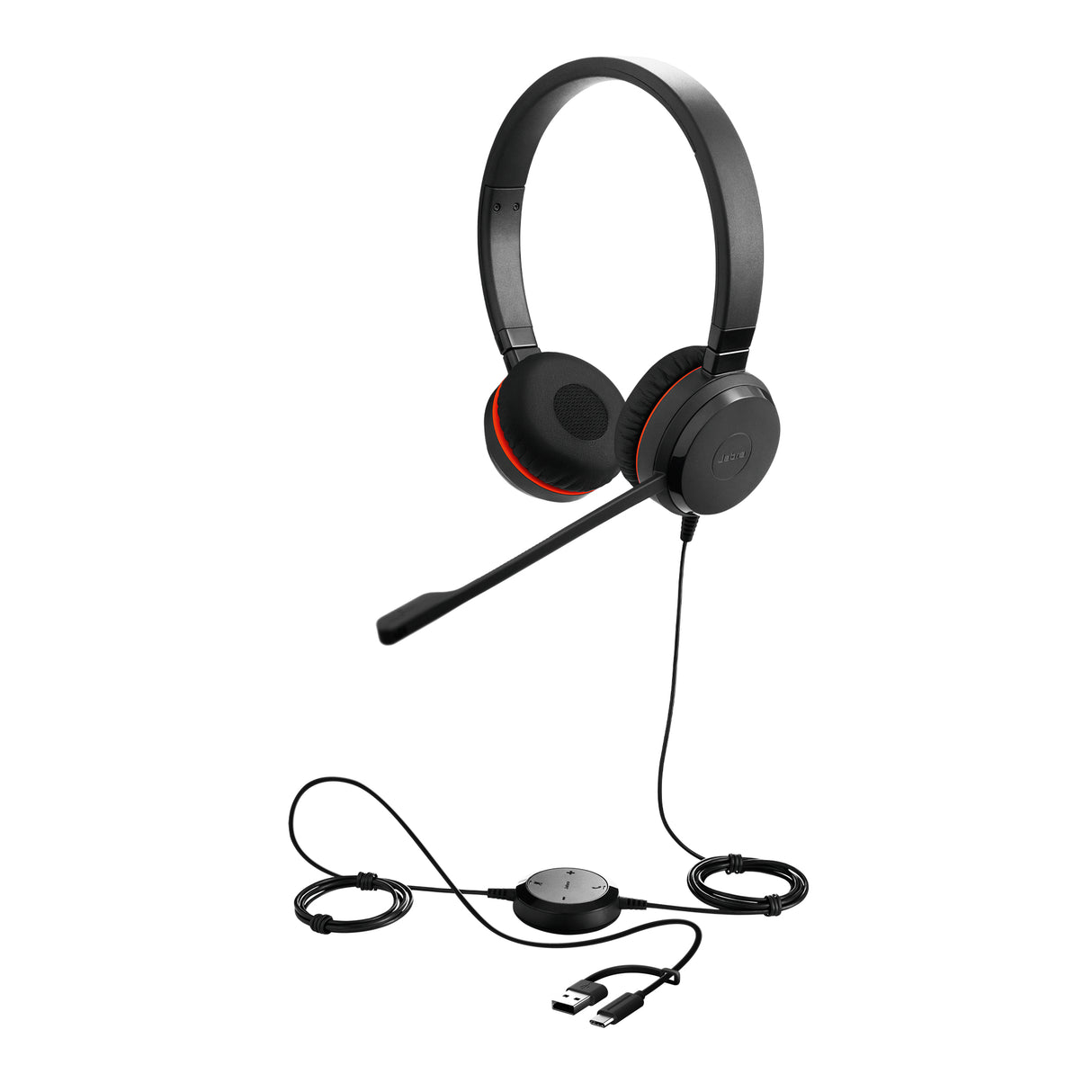 Jabra Evolve 20 SE UC Stereo USB-C/A, Leatherettes