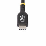 StarTech.com 13ft (4m) USB-C Charging Cable, Charge & Sync, 240W (5A) PD EPR, USB 2.0 Laptop Charger Cable, USB-IF Certified , TPE Jacket - USB C Charging Cord