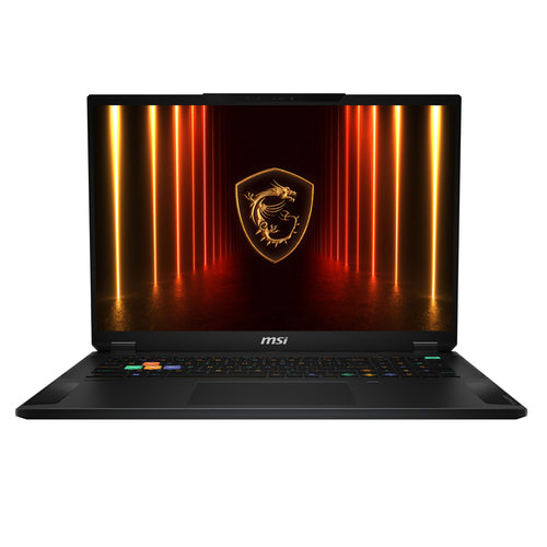MSI Stealth 18 HX AI A2XWIG-036US laptop Intel Core Ultra 9 275HX 45.7 cm (18") UHD+ 64 GB DDR5-SDRAM 2 TB SSD NVIDIA GeForce RTX 5080 Wi-Fi 7 (802.11be) Windows 11 Pro Black