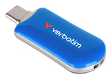 Verbatim Plectra USB-C Flash Drive Blue 128GB