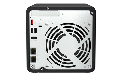 QNAP TS-464 NAS Tower Intel® Celeron® N5095 8 GB DDR4 HDD QNAP Turbo System Black, Gold