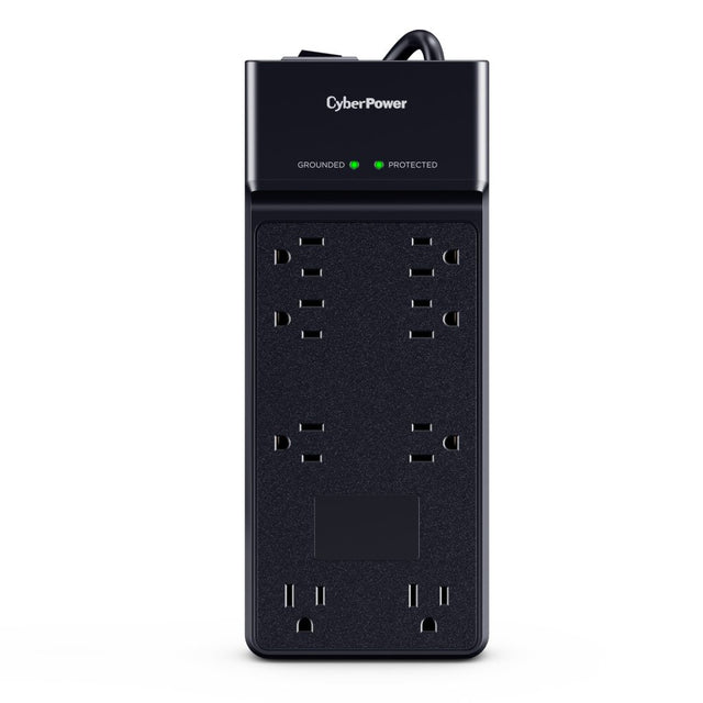 CyberPower CSB806R1 surge protector Black 8 AC outlet(s) 125 V 1.8 m
