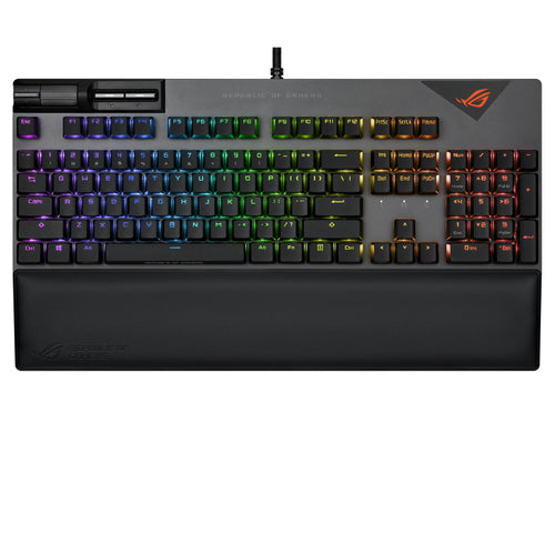 ASUS XA08 STRIX FLARE II/NXBN/US/PBT keyboard Gaming USB Black, Metallic