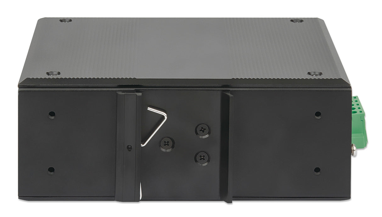 Intellinet 8-Port Gigabit Ethernet PoE+ Industrial Switch with PoE Passthrough, One PD PoE Port with 95 W Power Input, Seven PSE PoE Ports, PoE Power Budget up to 120 W, IEEE 802.3at/af Compliant, DIN-Rail Mount