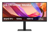 LG 34" 21:9 UltraWide WQHD (3440x1440) IPS Monitor HDR10 with sRGB 99% (Typ.), All-in-one USB-C Connectivity