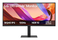 LG 34" 21:9 UltraWide WQHD (3440x1440) IPS Monitor HDR10 with sRGB 99% (Typ.), All-in-one USB-C Connectivity