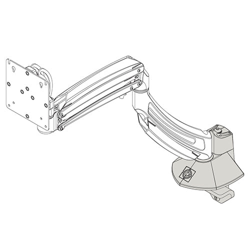 Chief K1D Desk Clamp Base Conversion Accessory, Black