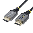 StarTech.com 50cm (1.6ft) Premium Certified High Speed HDMI Cable, Ultra Flexible HDMI Cable, 4K 60Hz/1440p 144Hz w/HDR10/ARC, 18Gbps, High Flex Braided HDMI Cord