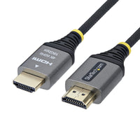 StarTech.com 3ft (91cm) Premium Certified High Speed HDMI Cable, Ultra Flexible HDMI Cable, 4K 60Hz/1440p 144Hz w/HDR10/ARC, 18Gbps, High Flex Braided HDMI Cord