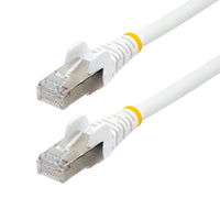 StarTech.com 100ft White CAT6a Ethernet Cable, Snagless RJ45, 10GbE, 100W PoE++, S/FTP, LSZH, 27AWG Pure Bare Copper Wire, 500MHz, Shielded Network Patch Cord w/Strain Reliefs, Individually Tested/ETL Verified