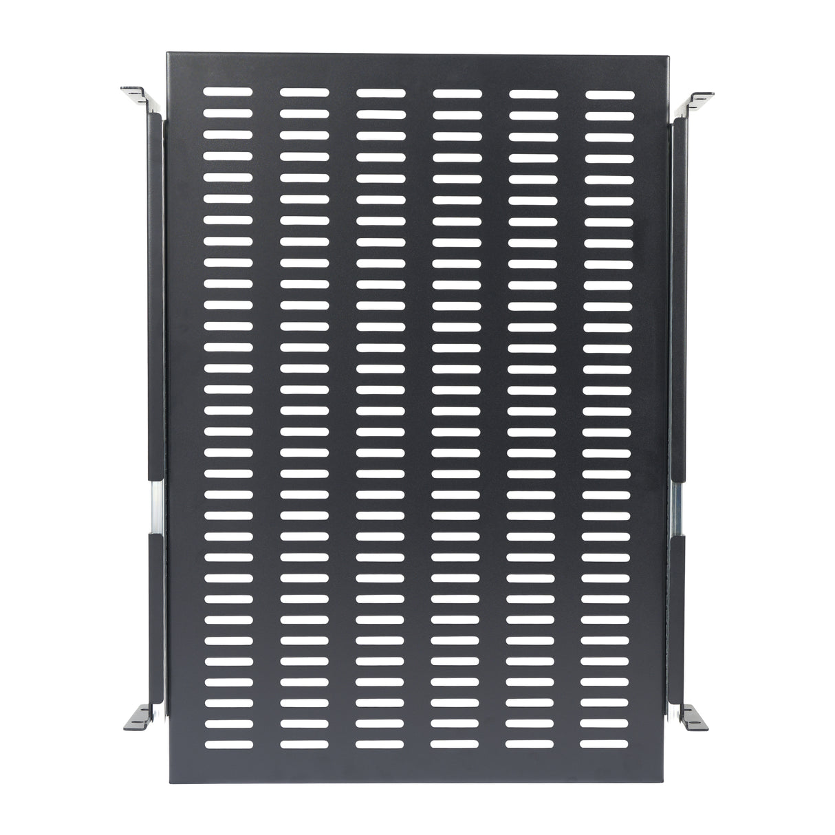 StarTech.com 2U Sliding Server Rack Mount Shelf - 20 to 30in Adjustable Mounting Depth - Vented - 50lb - Heavy Duty Universal 19” Rack Shelf for Equipment Rack - 24in Deep