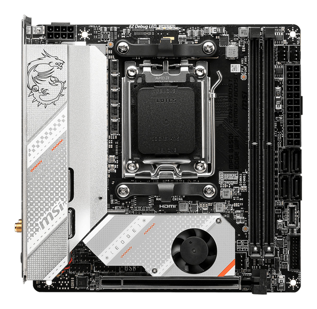 MSI MPG B650I EDGE WIFI motherboard AMD B650 Socket AM5 mini ITX
