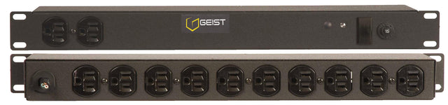 Vertiv Geist BRN120-10 power distribution unit (PDU) 12 AC outlet(s) 0U Black