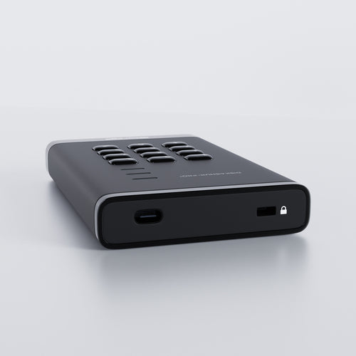 iStorage diskAshur PRO³ SSD 16TB | Secure Portable Solid State Drive |FIPS 140-3 Level 3 compliant | AES-XTS 256-bit Hardware Encryption | PIN protected | OS & Platform Independent |GDPR, TAA Compliant|Brute force hack defence | Dust/Water Resistant