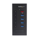 StarTech.com 7 Port USB C Hub - USB Type-C to 2x USB-C/5x USB-A - Commercial Metal USB 3.0 Hub - SuperSpeed USB 3.2 Gen 1 (5Gbps) - Self Powered - BC 1.2 Fast Charge - Mountable/Rugged