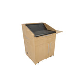 Middle Atlantic L5 Lectern Flip Up Shelf, Thermolaminate, Auburn Stream
