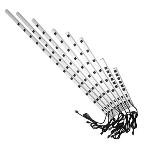 Hammond 1589H-T PDU (1P) 20A/120V O (6) Plug 5-20P 15ft 18" H Natural