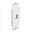 Wavenet Decora Insert, 1-Port, White