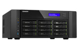 QNAP QAI-h1290FX NAS Tower EPYC 7302P 128 GB DDR4 0 TB QuTS hero Black