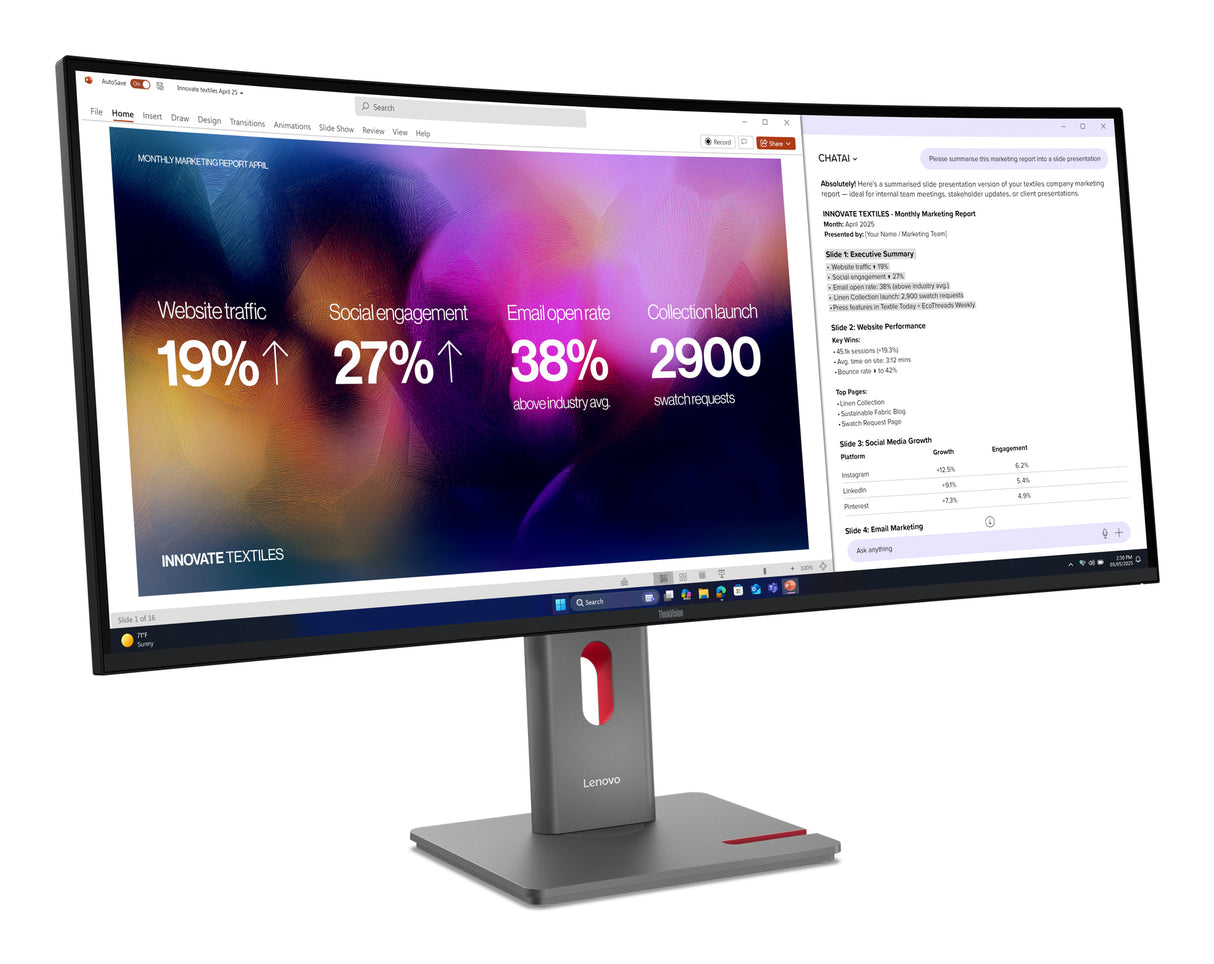 Lenovo ThinkVision P40WD-40 Monitor