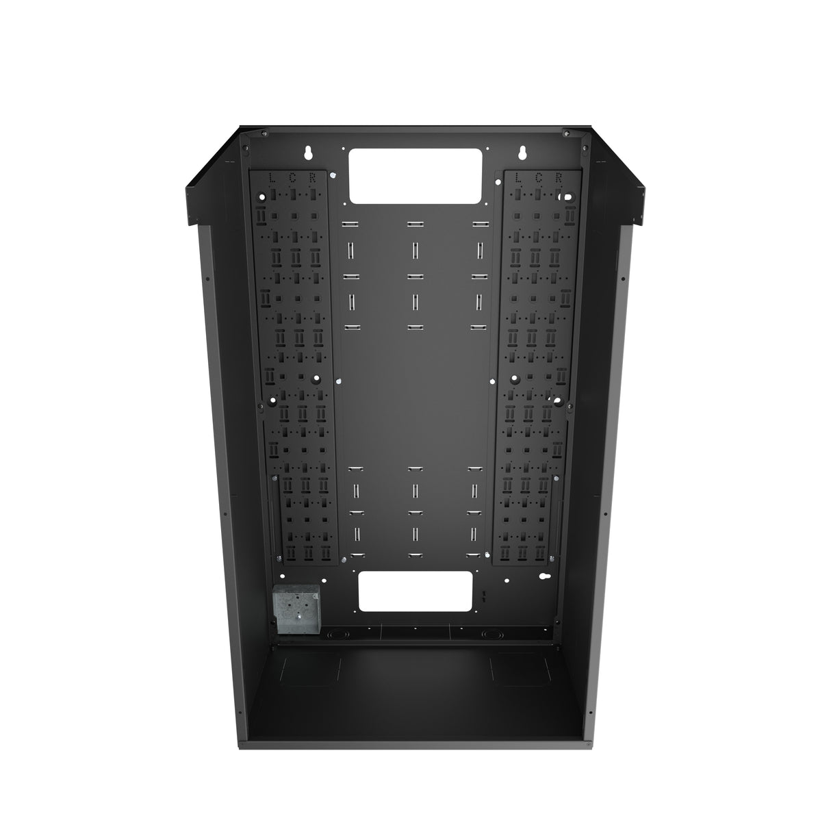 Middle Atlantic VWM Series Back Pan for Split Door, 42" High x 16" Deep - Black