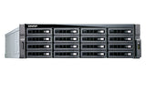 QNAP TDS-16489U R2 NAS Rack (3U) Intel® Xeon® E5 v4 E5-2620V4 64 GB DDR4 0 TB Aluminium, Black