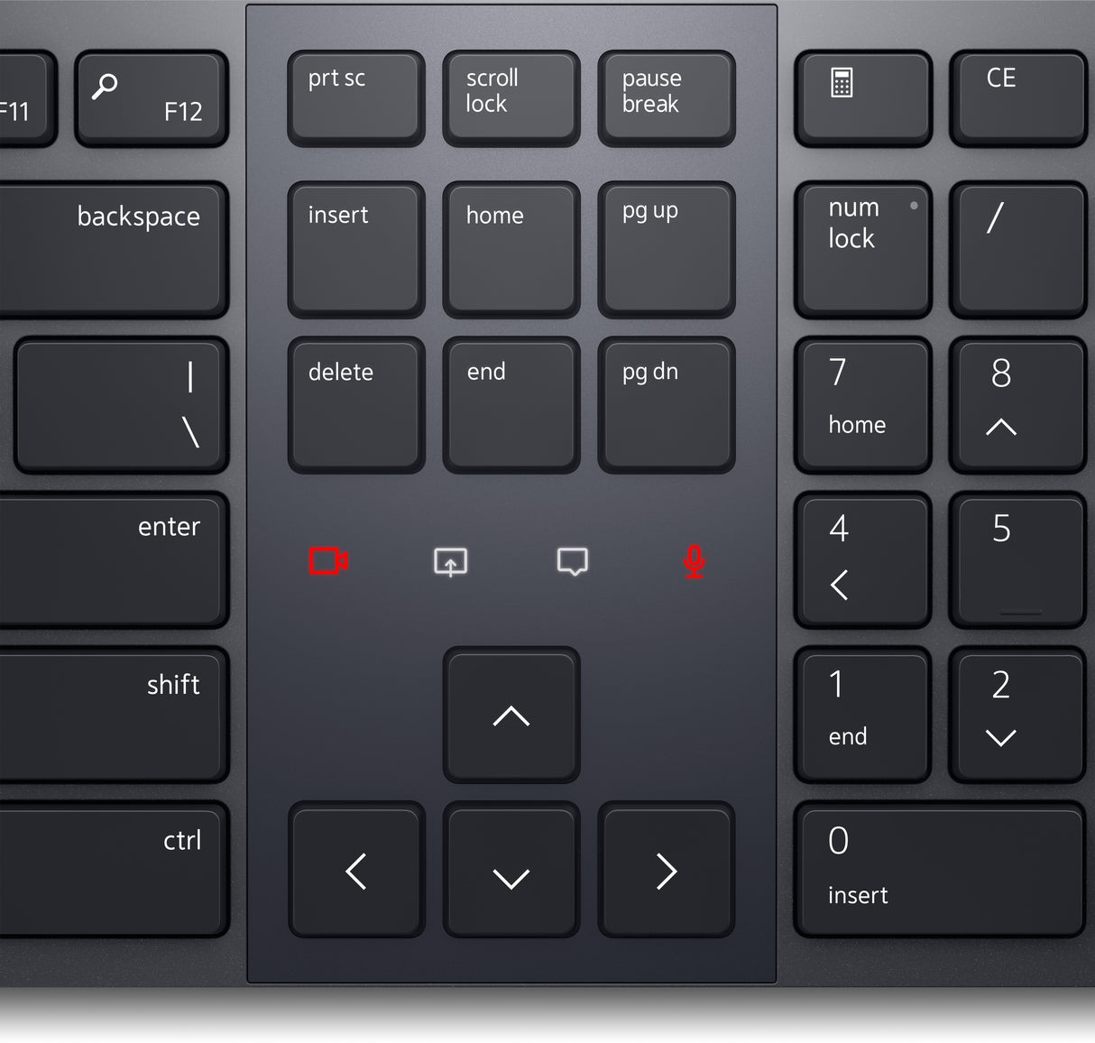DELL KB900 keyboard Office RF Wireless Graphite