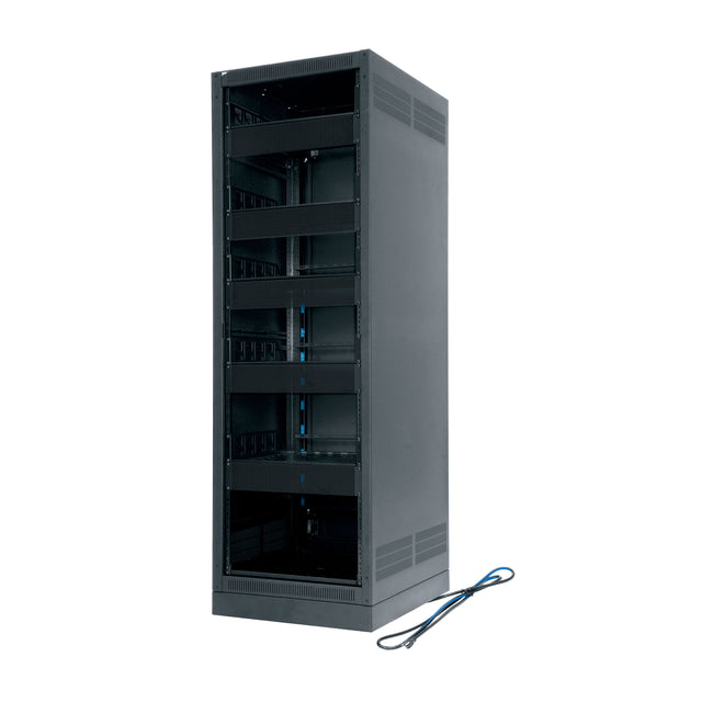 Middle Atlantic 35 RU ERK Series Rack, 25 Inches Deep, Configured