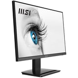 MSI Pro MP243X 23.8 Inch Monitor, Full HD (1920 x 1080), 100Hz, IPS, 4ms, HDMI, DisplayPort, Built-in Speakers, Anti-Glare, Anti-Flicker, Less Blue light, TÜV Certified, VESA, Kensington, Black